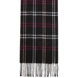 NWT! Steve Madden Soft & Warm Muffler Scarf Black Plaid